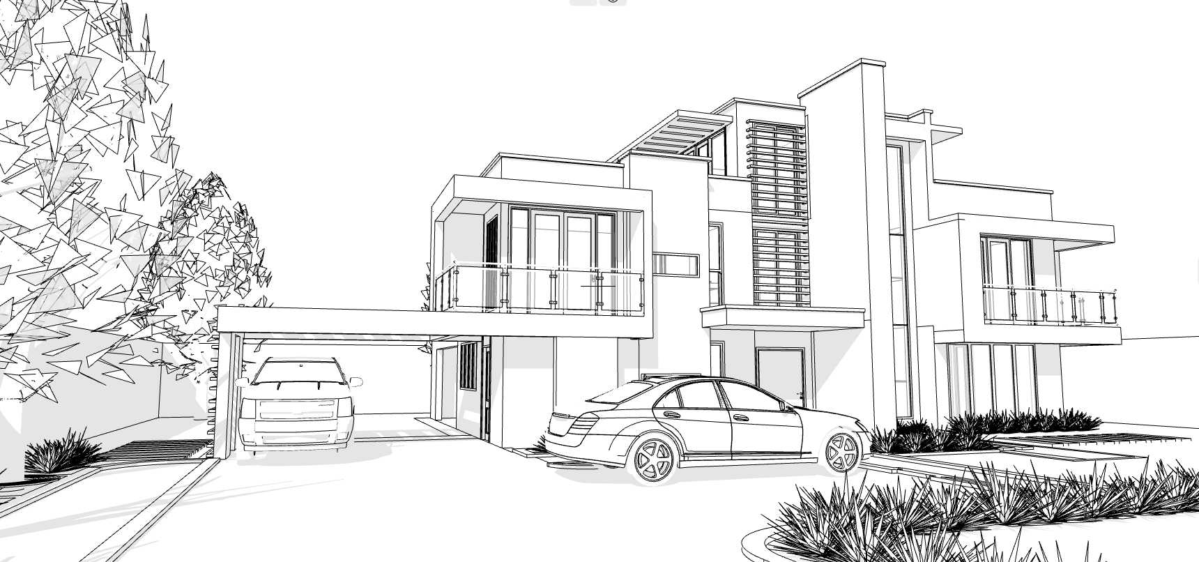 Architecture drawing preview (top)